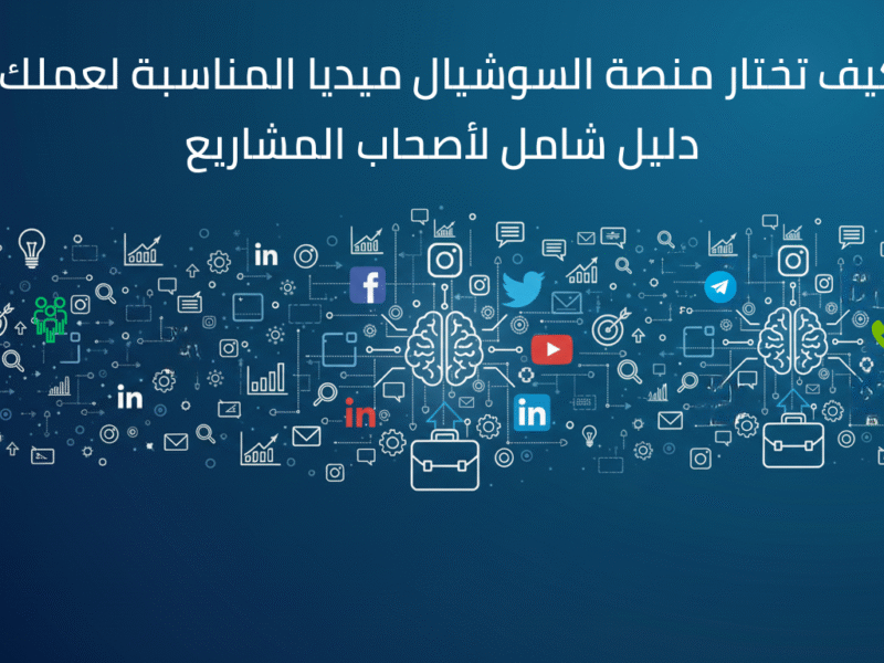 توضيح لاستخدام وسائل التواصل الاجتماعي في التواصل مع الجمهور وتعزيز العلامات التجارية عبر المنصات المختلفة