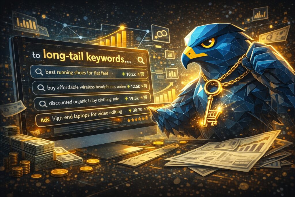 الكلمات المفتاحية طويلة الذيل (Long-Tail Keywords): السلاح السري لمضاعفة مبيعات المتاجر الإلكترونية في السعودية