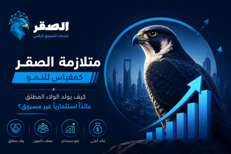 اقتصاديات متلازمة الصقر: كيف يصنع الولاء الاستراتيجي حاجزاً تنافسياً ويرفع عائد الاستثمار (ROI) إلى مدارات غير مسبوقة؟