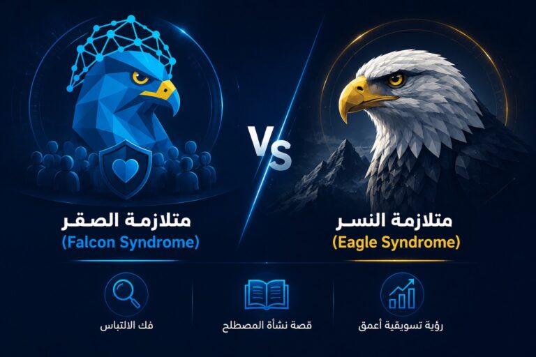 متلازمة الصقر (Falcon Syndrome) مقابل متلازمة النسر (Eagle Syndrome): فك الالتباس وقصة نشأة المصطلح التسويقي