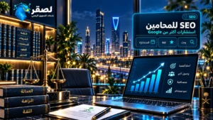 SEO لمكاتب المحاماة في السعودية لجذب الاستشارات من Google