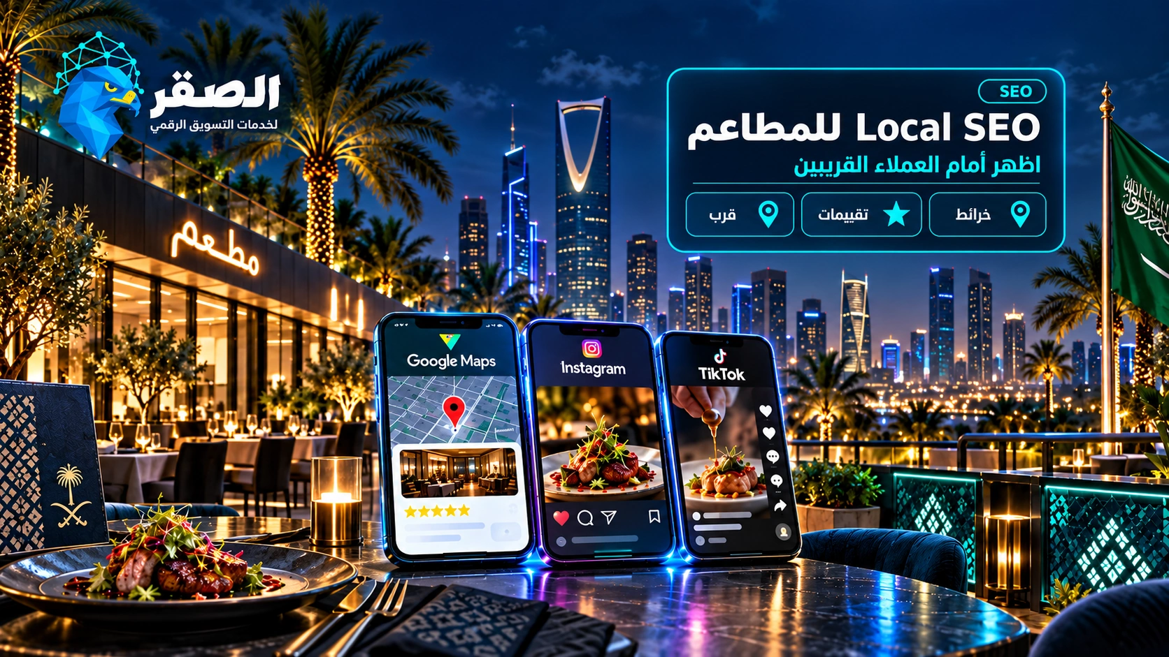Local SEO للمطاعم والمقاهي والظهور أمام العملاء القريبين
