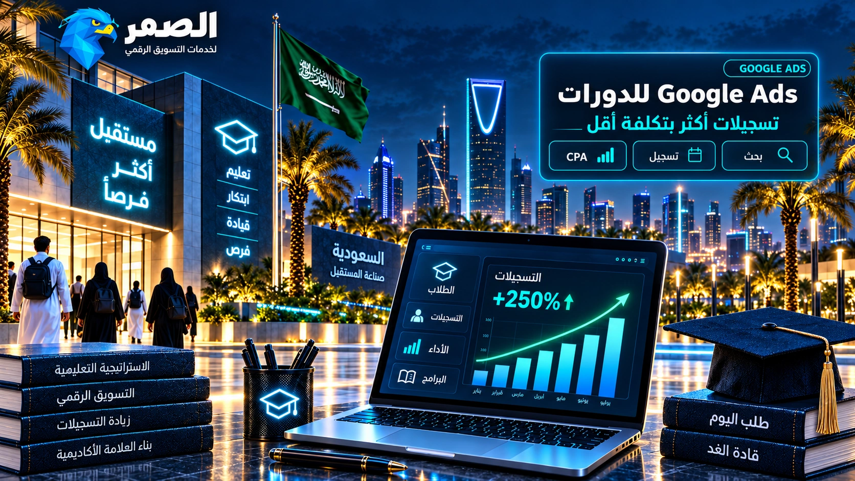 Google Ads للدورات التدريبية وخفض تكلفة التسجيل
