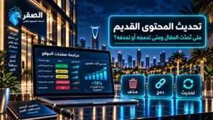 تحديث المحتوى القديم في SEO وتحديد وقت الدمج أو الحذف