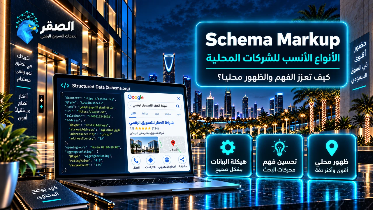 Schema Markup للشركات المحلية وتحسين الظهور في نتائج البحث والذكاء الاصطناعي
