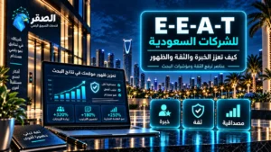E-E-A-T للشركات السعودية وإثبات الخبرة والثقة لمحركات البحث