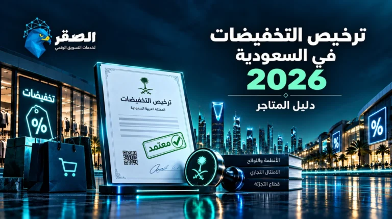 ترخيص التخفيضات في السعودية 2026 للمتاجر والعروض التسويقية