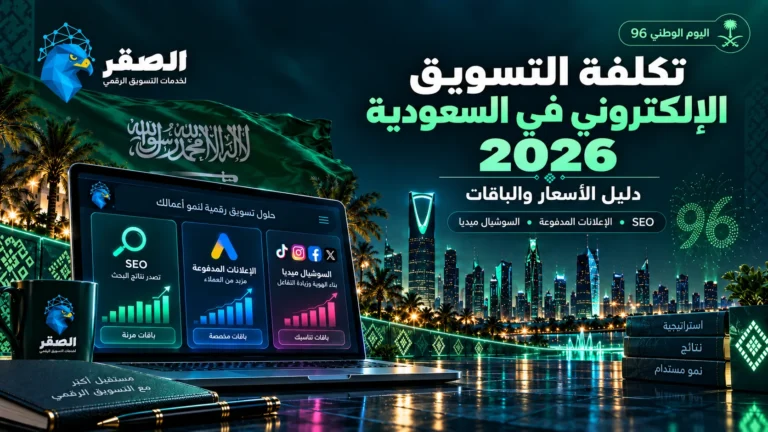 تكلفة التسويق الإلكتروني في السعودية 2026 وأسعار خدمات التسويق الرقمي