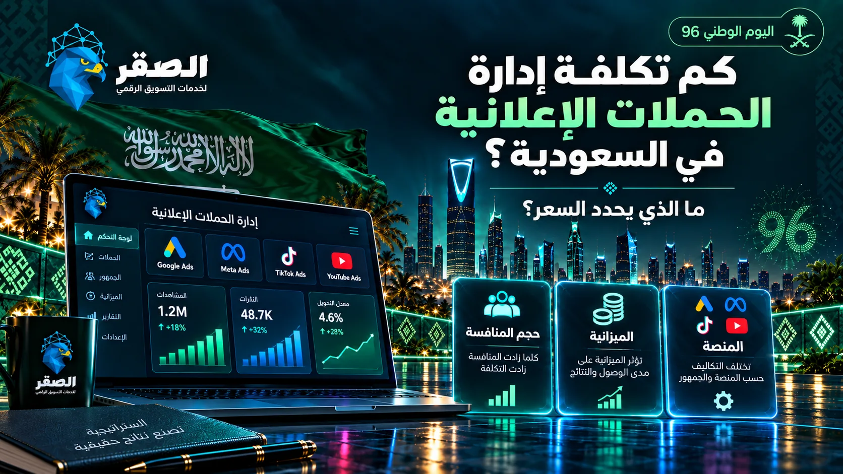 تكلفة إدارة الحملات الإعلانية في السعودية وأسعار إدارة الإعلانات الرقمية
