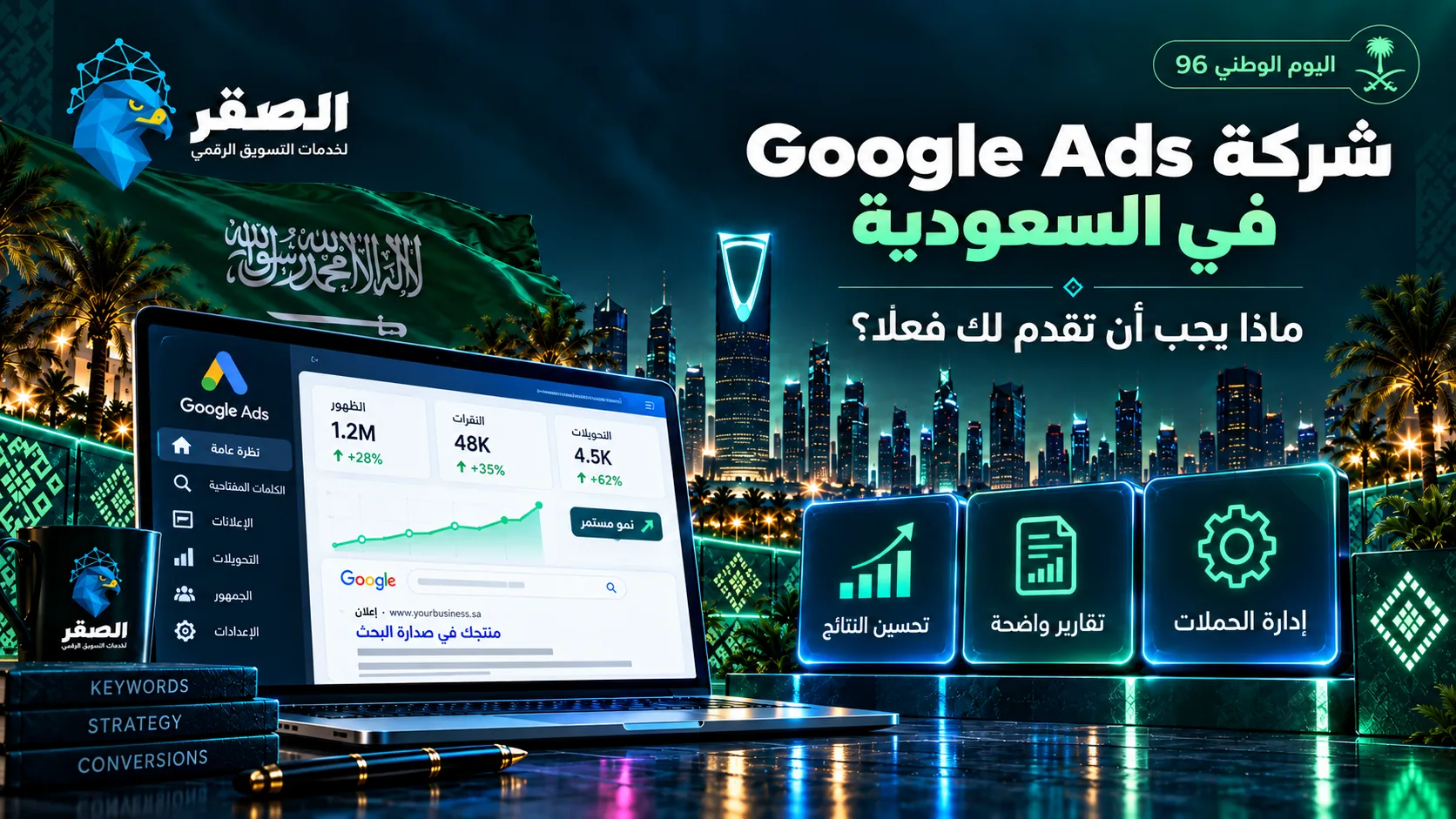 شركة Google Ads في السعودية لإدارة الحملات وتحسين النتائج