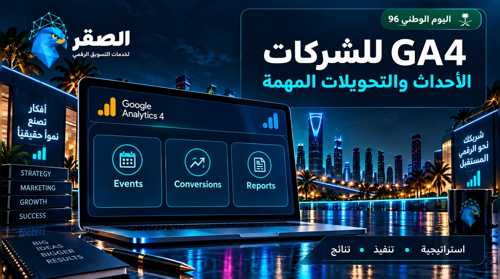 GA4 للشركات: أهم الأحداث والتحويلات التي يجب تتبعها
