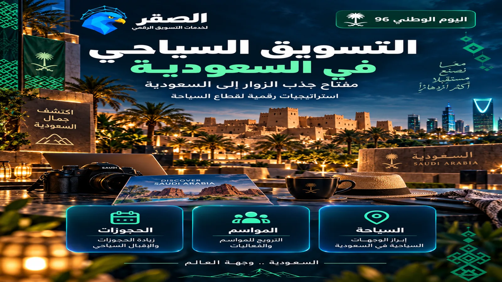 التسويق السياحي في السعودية واستراتيجيات رقمية لجذب الزوار وزيادة الحجوزات