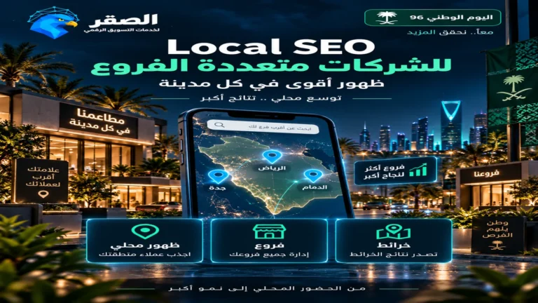 Local SEO للشركات متعددة الفروع في السعودية وتحسين الظهور المحلي