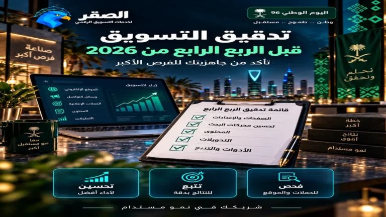 تدقيق التسويق قبل الربع الرابع 2026 وقائمة مراجعة للشركات
