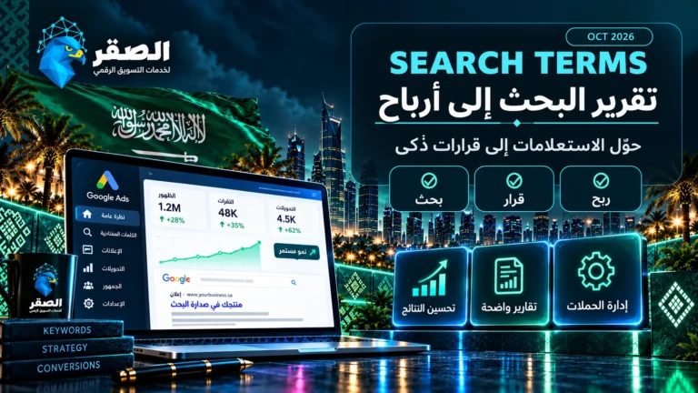 Search Terms في Google Ads وتحليل تقرير البحث لزيادة الأرباح وتقليل الهدر
