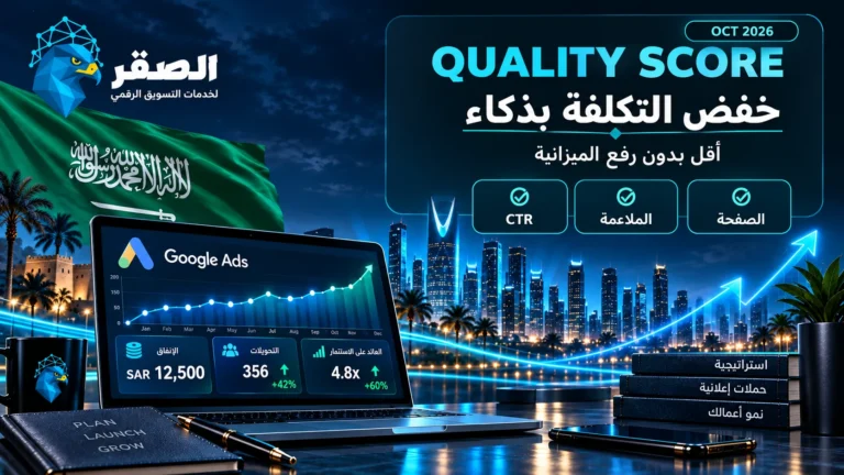 Quality Score في Google Ads وخفض تكلفة النقرة CPC بدون زيادة الميزانية