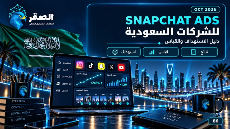 Snapchat Ads للشركات السعودية ودليل الاستهداف والقياس وتحسين الحملات