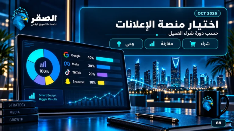 اختيار المنصة الإعلانية حسب دورة شراء العميل وأهداف الحملة التسويقية