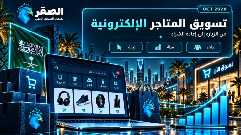 تسويق المتاجر الإلكترونية في السعودية وخطة نمو من الزيارة إلى إعادة الشراء