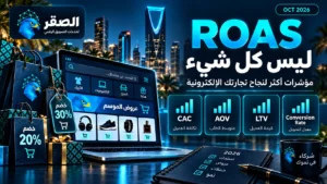 أهم مؤشرات أداء إعلانات التجارة الإلكترونية بجانب ROAS مثل CAC وAOV والتحويل