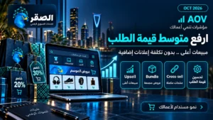 رفع متوسط قيمة الطلب AOV بدون زيادة تكلفة الإعلان للمتاجر الإلكترونية