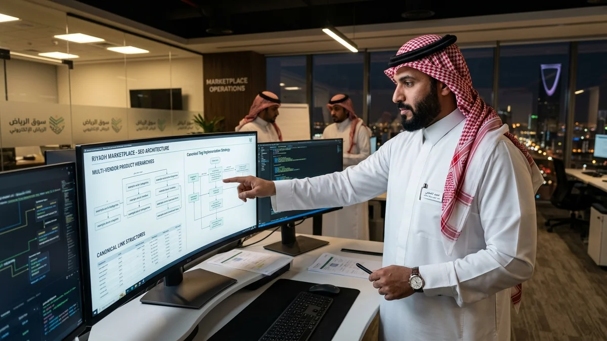 سيو المتاجر متعددة البائعين بالسعودية: إدارة الفئات والروابط