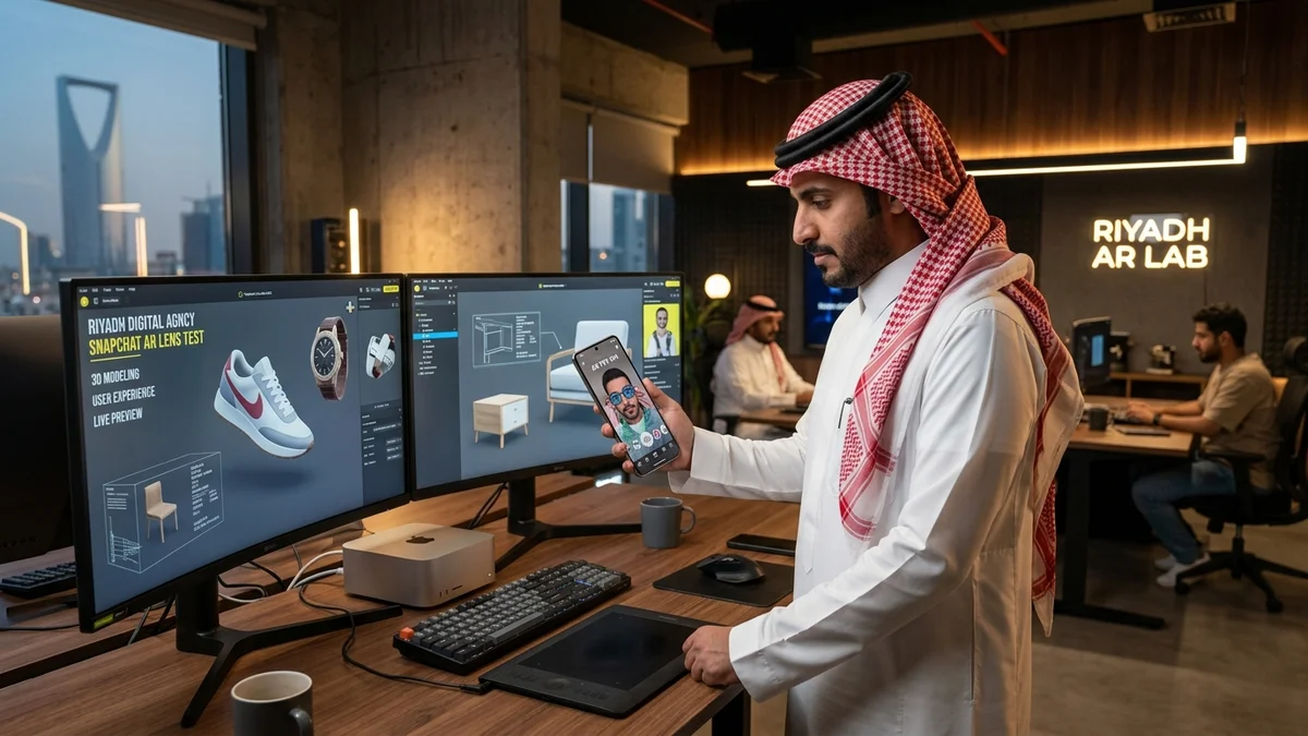 إعلانات الواقع المعزز على سناب شات بالسعودية لمضاعفة التحويل