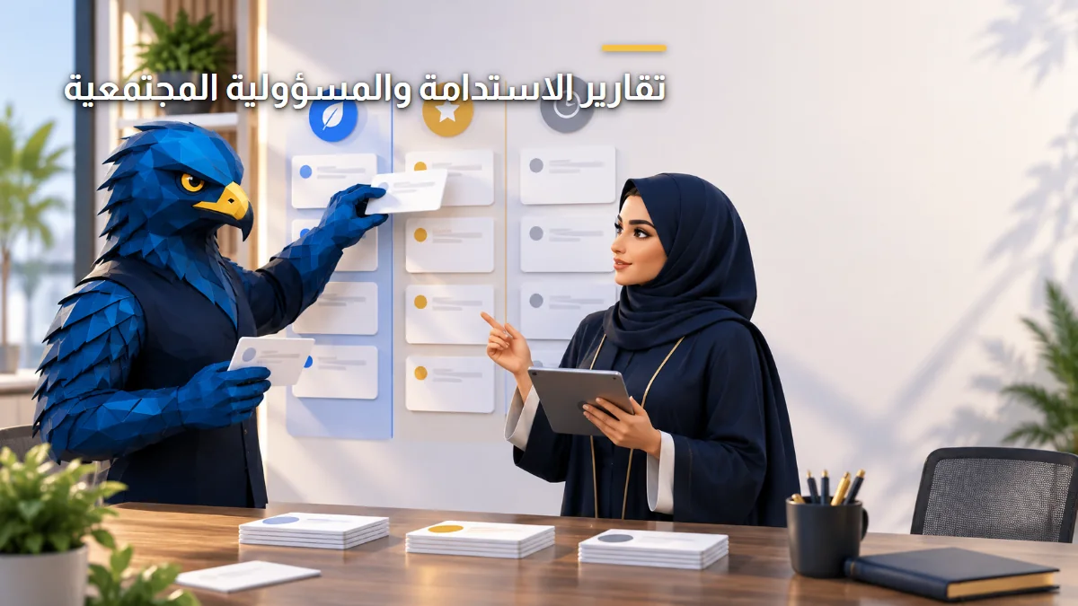 تقارير الاستدامة والمسؤولية الاجتماعية CSR في السعودية الصقر