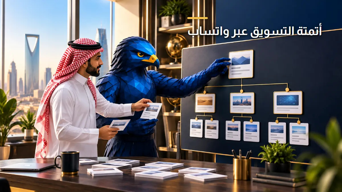 أتمتة التسويق وخدمة العملاء عبر WhatsApp Business API الصقر