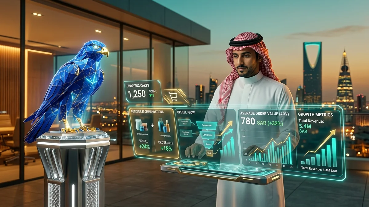 استراتيجيات البيع العابر والارتقاء بالصفقة للمتاجر السعودية: مضاعفة متوسط قيمة الطلب