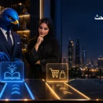 رجل الصقر الأزرق يناقش مساري نية البحث مع مخططة محتوى سعودية