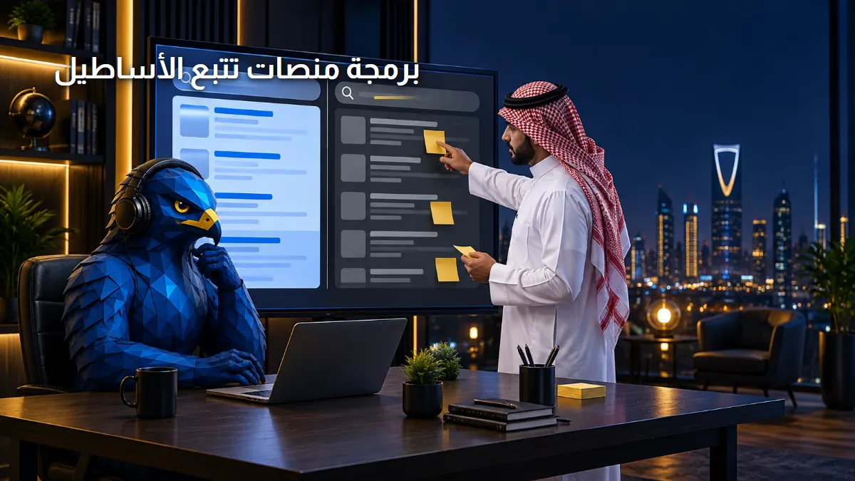 تصميم وتطوير منصات التتبع الذكي للأساطيل IoT الصقر