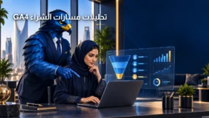 تحليلات مسارات الشراء المتقدمة في GA4 للمتاجر السعودية الصقر