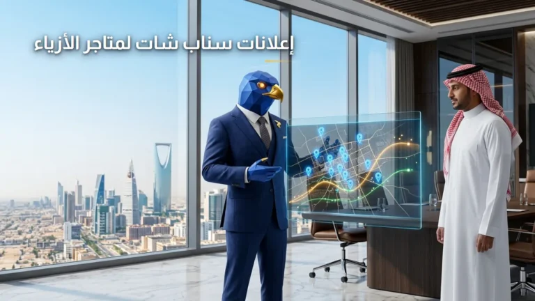 إعلانات سناب شات لمتاجر الأزياء والتجزئة السعودية الصقر