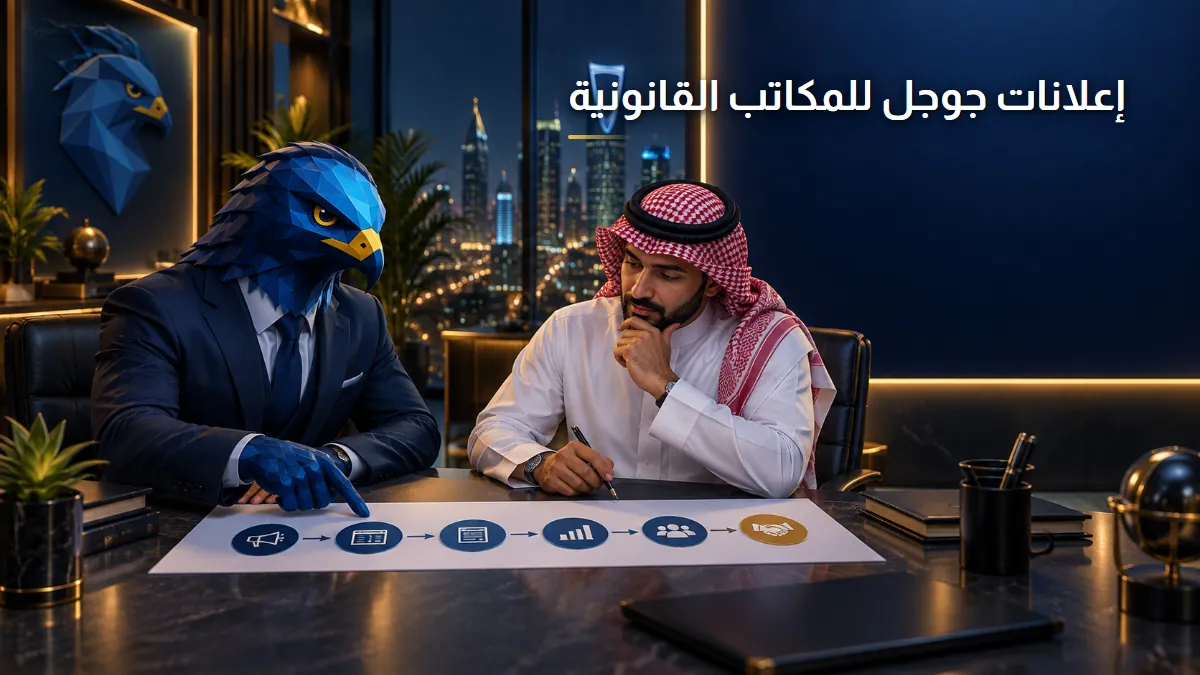 إعلانات جوجل للمكاتب القانونية والمحاماة الصقر