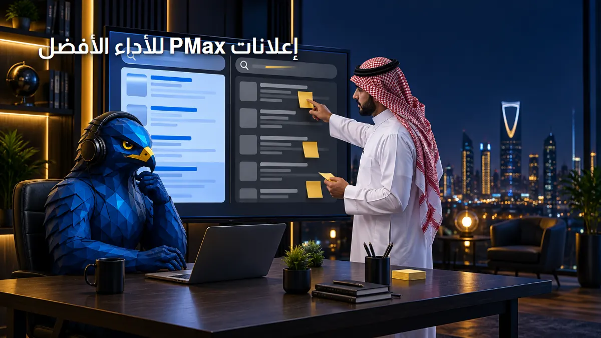 حملات إعلانات جوجل للأداء الأفضل ومضاعفة المبيعات الصقر
