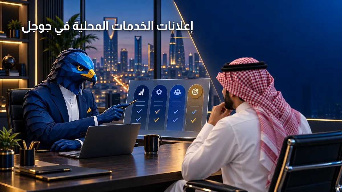 إعلانات الخدمات المحلية في جوجل لجذب العملاء القريبين الصقر