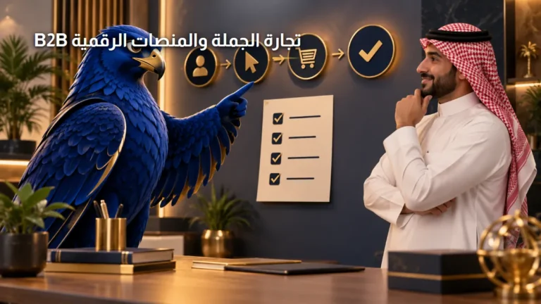 تجارة الجملة والمنصات الرقمية بين الشركات B2B الصقر