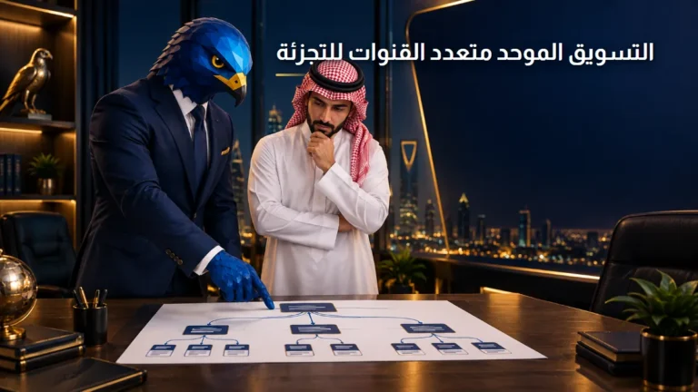 التسويق الموحد متعدد القنوات للتجزئة ودمج الفروع الصقر
