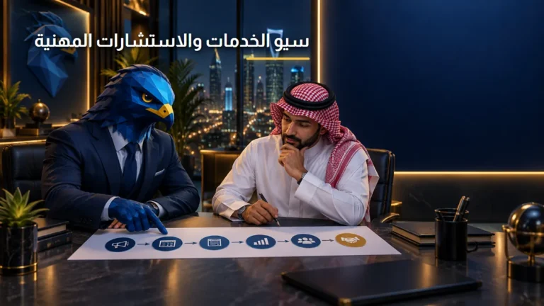 سيو صفحات الخدمات المهنية والاستشارات القانونية والمالية الصقر