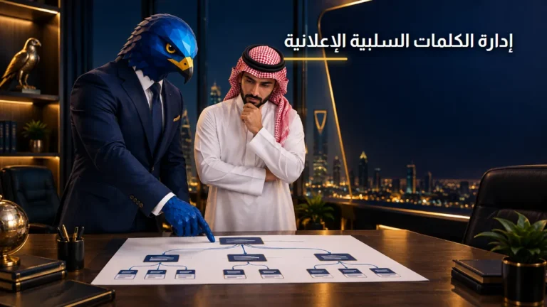 إدارة الكلمات السلبية في إعلانات جوجل ومنع الهدر الصقر