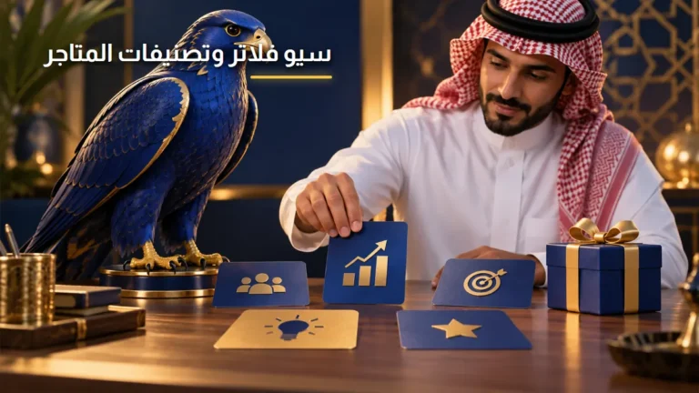 سيو فلاتر وتصنيفات المتاجر وحل تكرار المحتوى الصقر