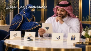 حوكمة عقود إعلانات المؤثرين والامتثال لرخصة موثوق الصقر