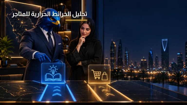 تحليل الخرائط الحرارية وتسجيل الجلسات وتحسين التحويل الصقر
