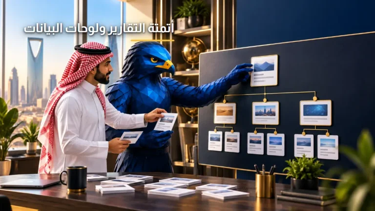 أتمتة التقارير التسويقية ولوحات البيانات بالذكاء الاصطناعي الصقر
