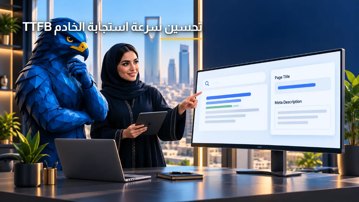 تحسين سرعة استجابة الخادم TTFB وسيو المواقع السعودية الصقر