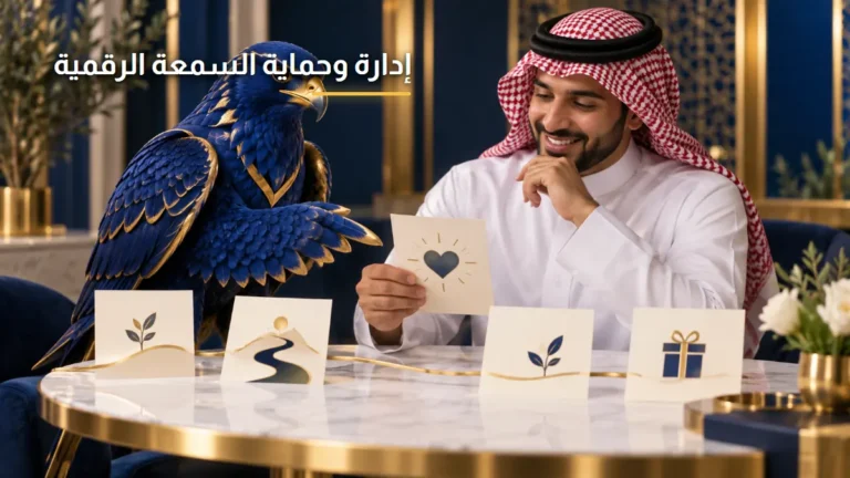 إدارة وحماية السمعة الرقمية وبناء الموثوقية للعلامات التجارية الصقر