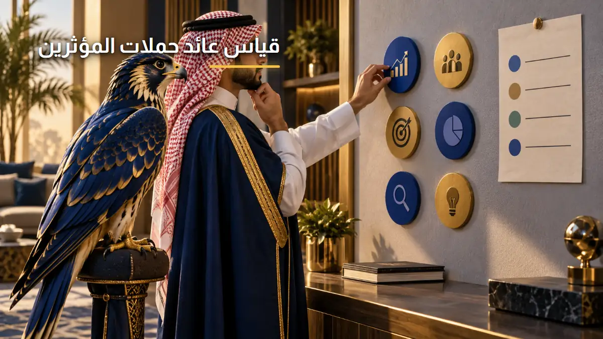 قياس عائد الاستثمار ROI لحملات التسويق عبر المؤثرين الصقر