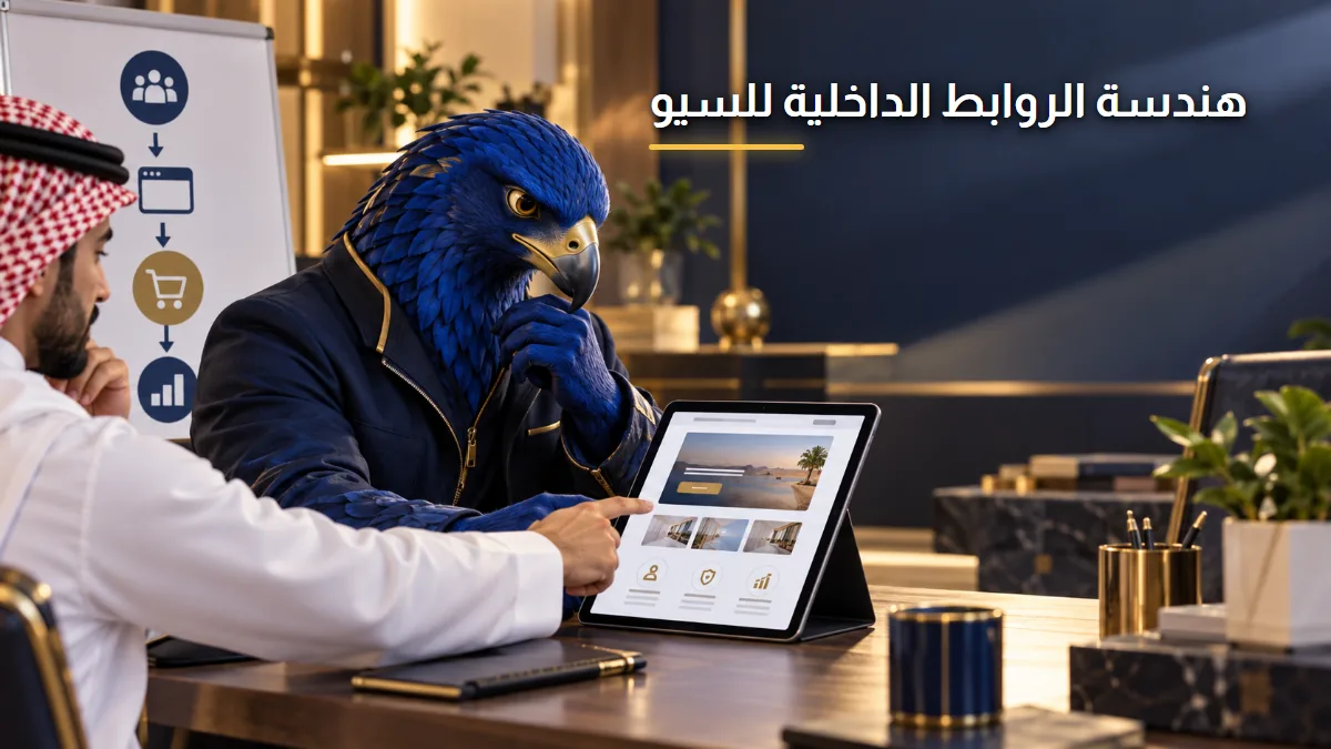 هندسة الروابط الداخلية وتوزيع سلطة الصفحات PageRank الصقر