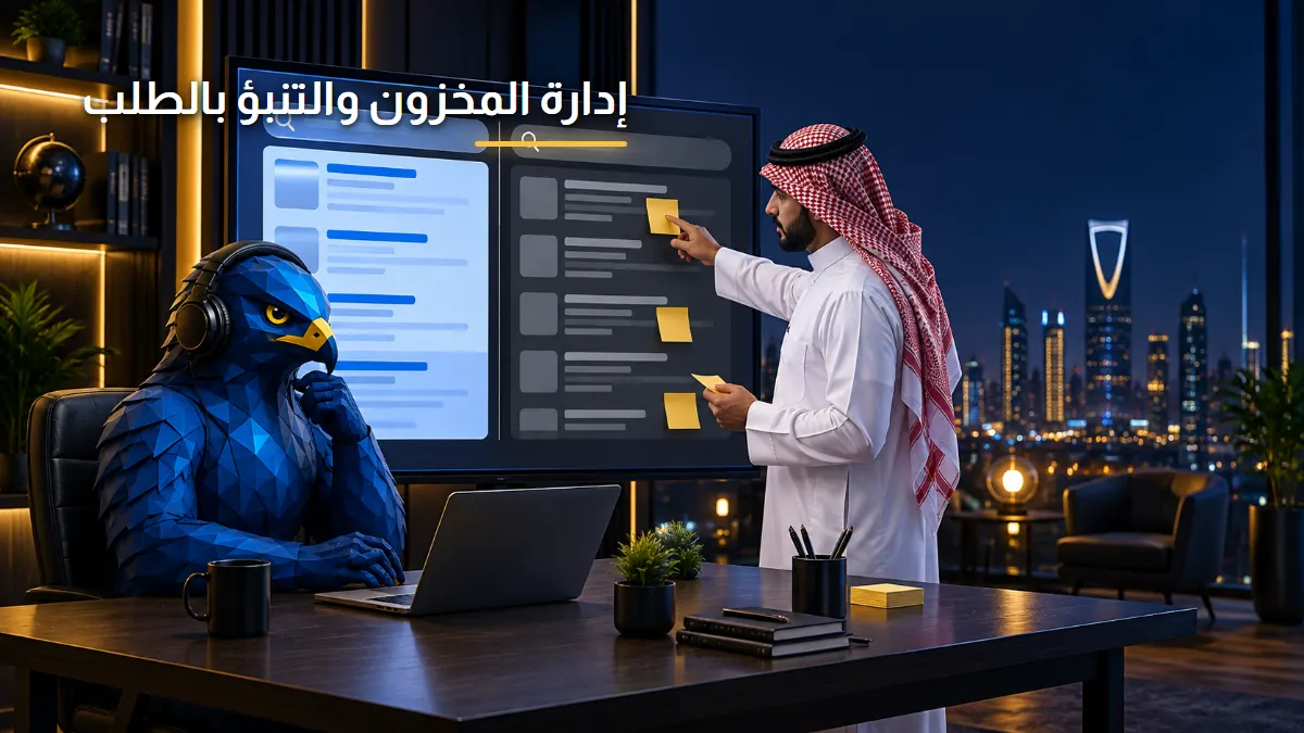 إدارة المخزون اللحظي والتنبؤ بالطلب في التجارة الإلكترونية الصقر